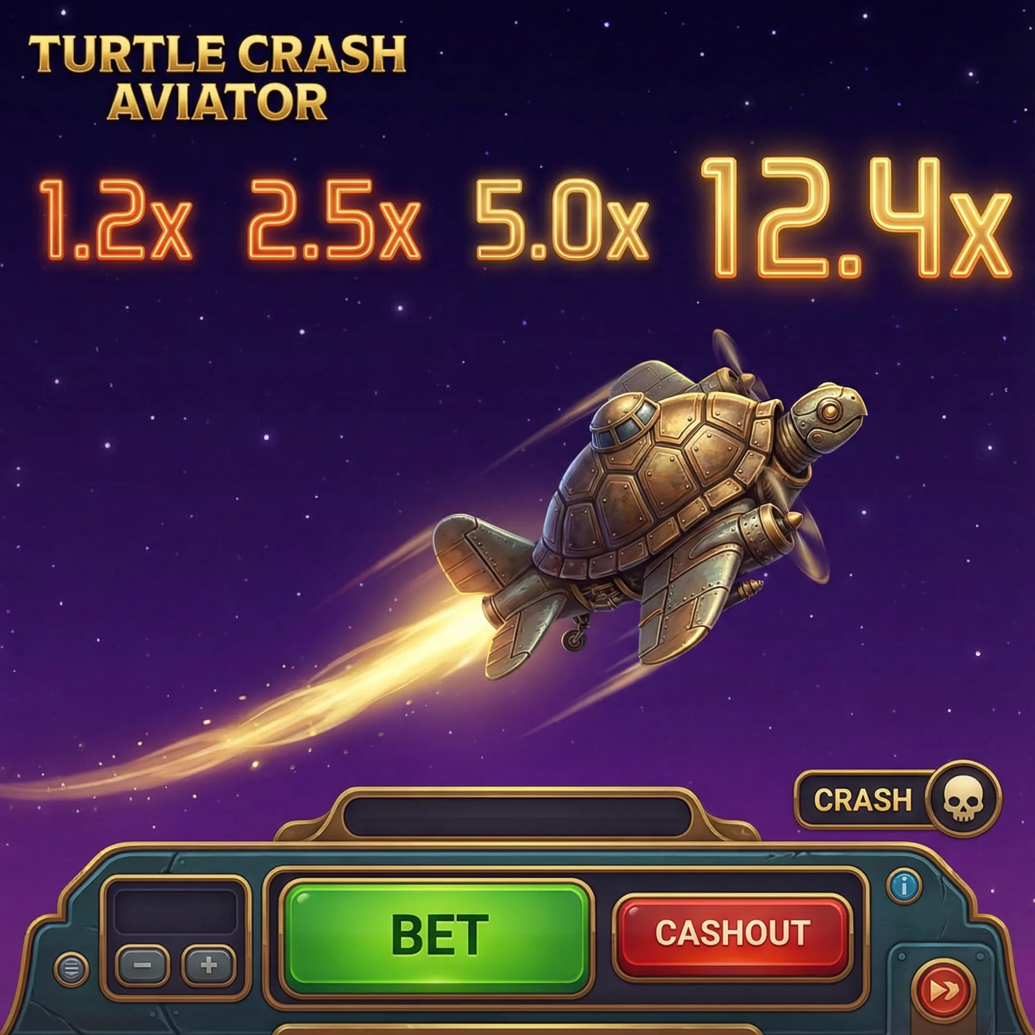 Jogo Aviator Turtle Crash no 595bet