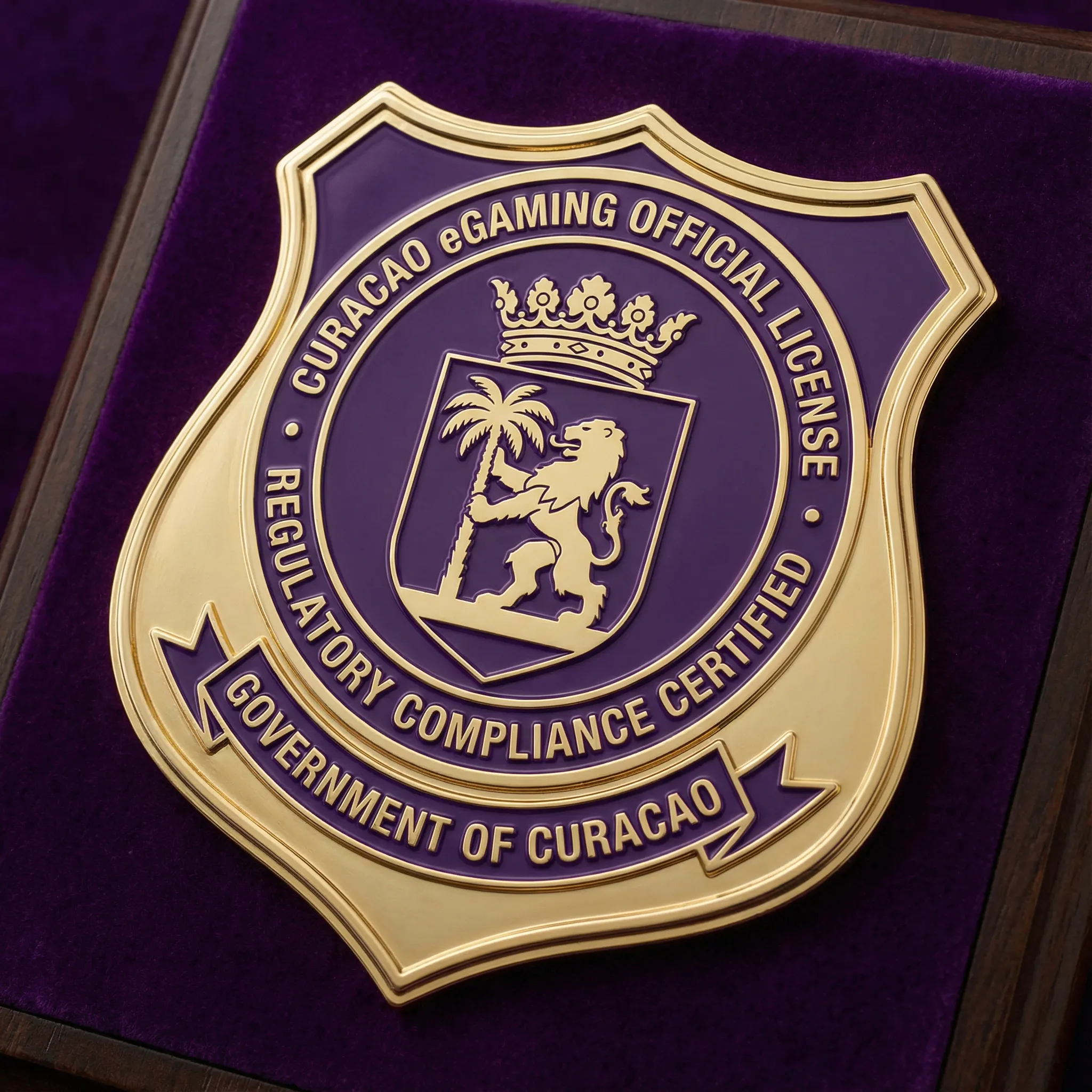 Selo de licença Curaçao eGaming do 595bet